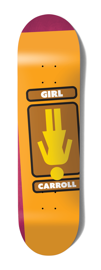 GIRL CARROLL OOPS OG TWIN TAIL DECK 8.25