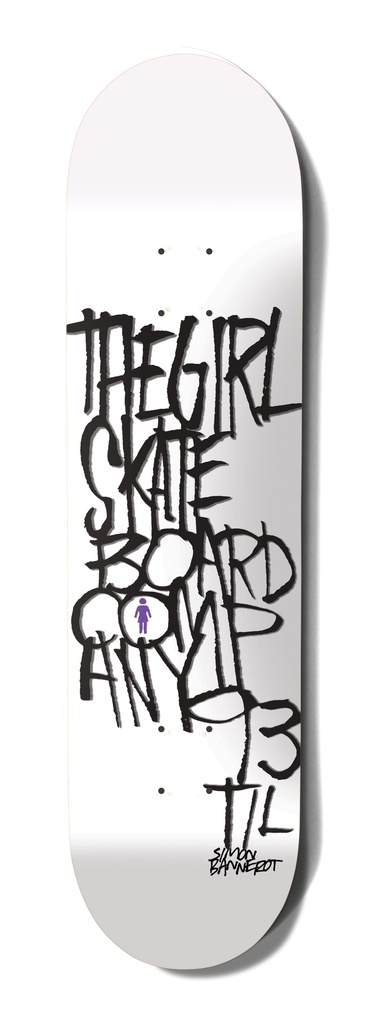 GIRL BANNEROT SPLINTER DECK 8.125