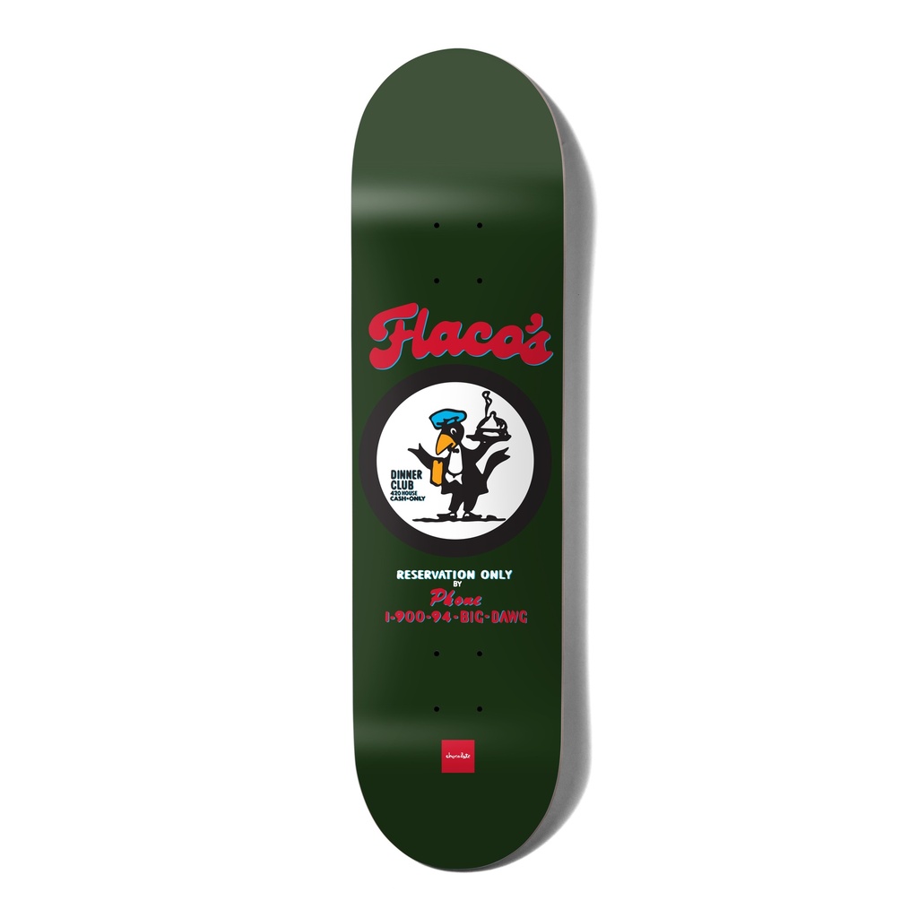 CHOCOLATE PEREZ FLACO'S DECK 7.75