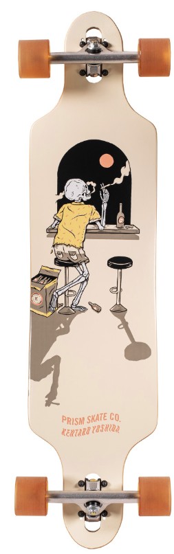 PRISM KENTARO SERIES DRINKING SOLO 39" REVEL LONGBOARD COMPLETE 9.37 x 39.00