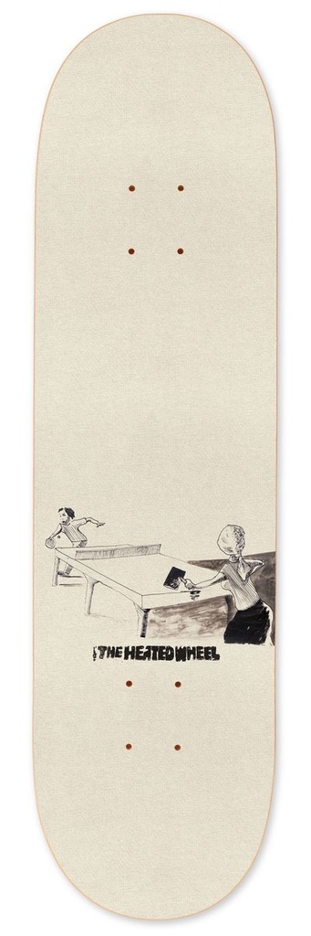 THE HEATED WHEEL TEAM PADDLEBALL DECK 8.75