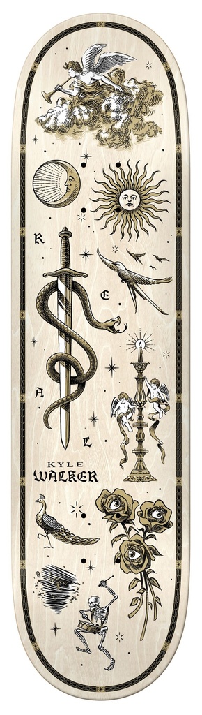 REAL KYLE ENGRAVED DECK 8.38