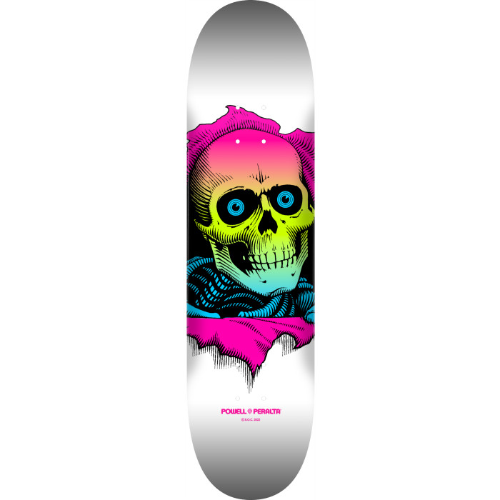 POWELL TEAM RIPPER LIME FADE/WHITE DECK 8.50