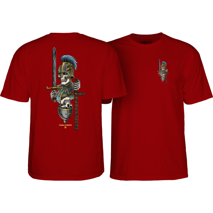 POWELL DAN CORRIGAN CHESS SKULLS GARNET SS M