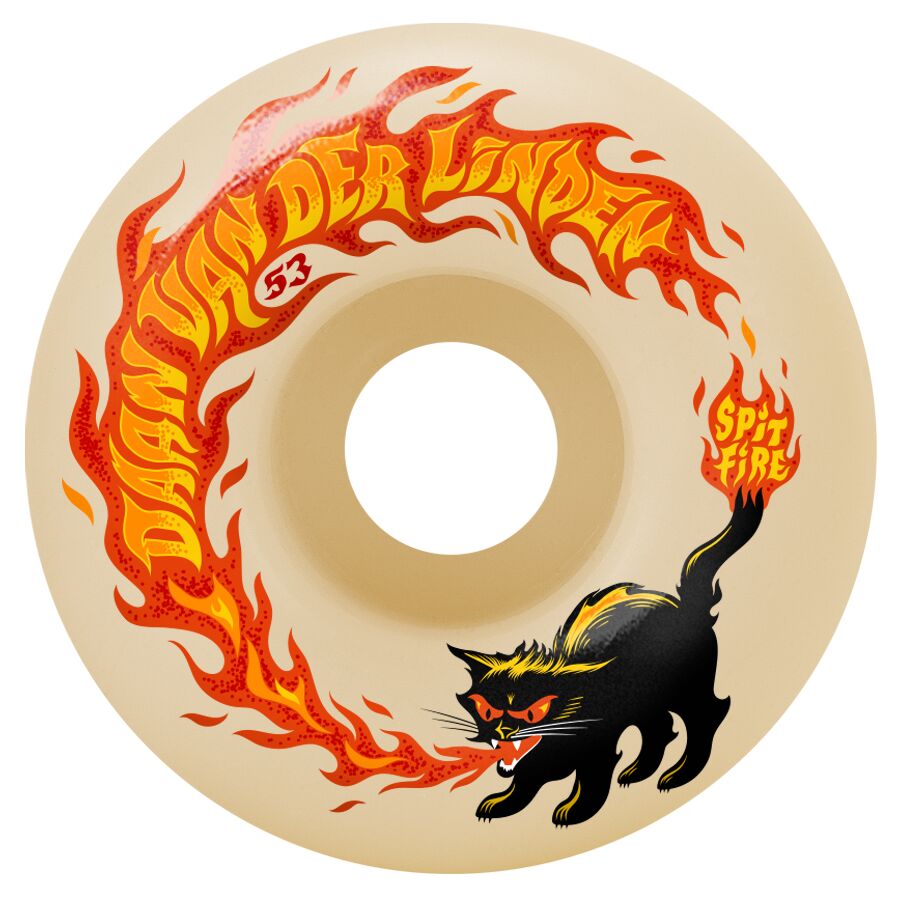 SPITFIRE FORMULA FOUR DAAN PYROCAT CLASSICS 55MM 99D (Set of 4)