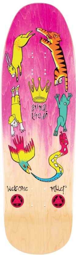 WELCOME CHRIS MILLER ANIMAL KINGDOM ON GAIA SHAPED DECK 9.67 X 31.75