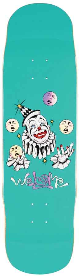 WELCOME TEAM JUGGLER ON EFFIGY SHAPED DECK 8.80 X 32.50
