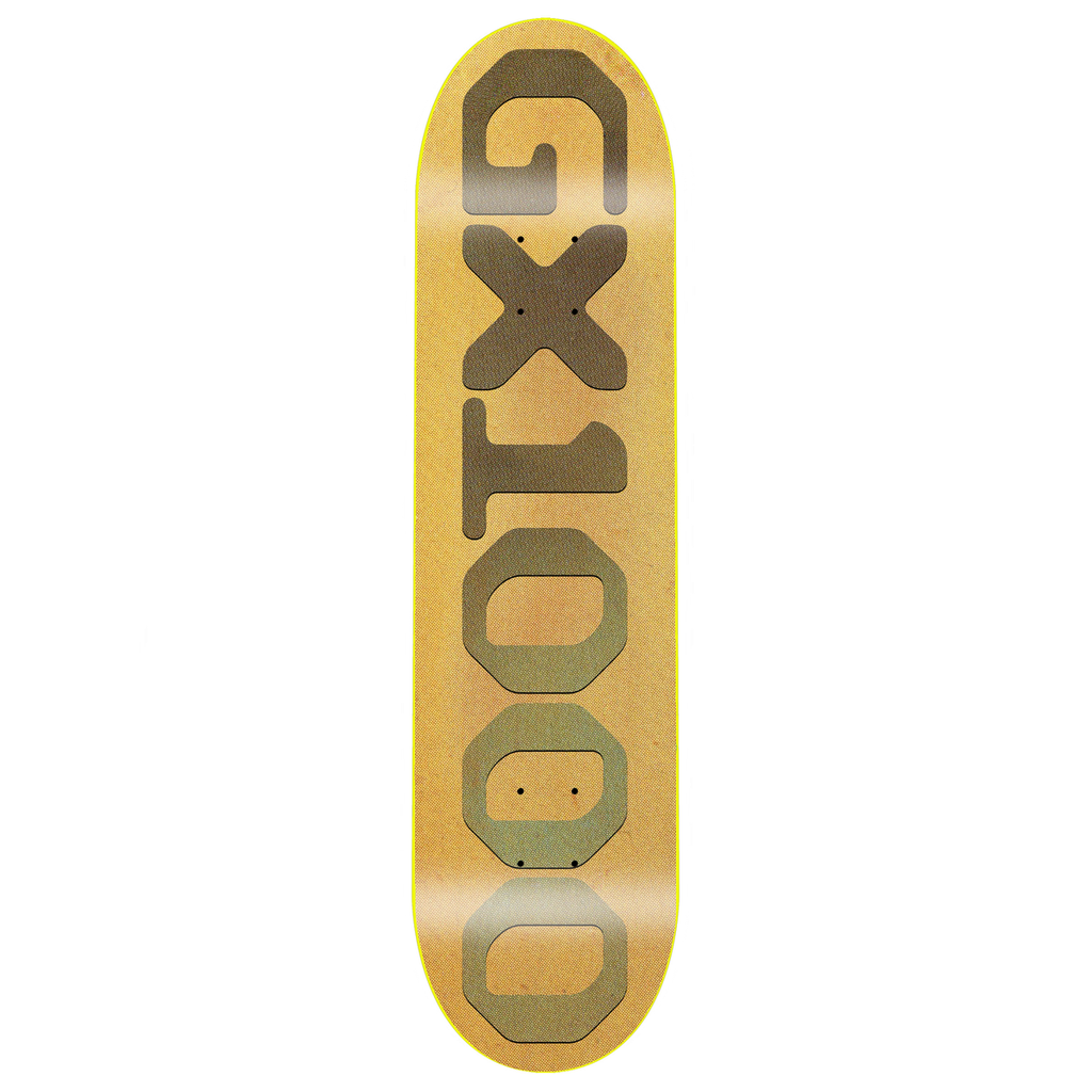 GX1000 TEAM OG LOGO GOLDISH/GREEN DECK 8.37