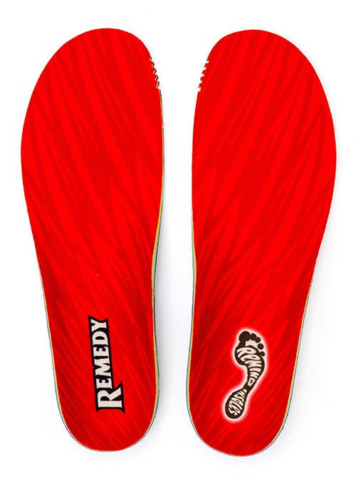 REMIND REMEDY IMPACT 5.5MM CUSTOM ARCH HEAT MOLDABLE INSOLES SIZE 10 - 10.5