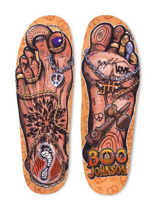 REMIND DESTIN IMPACT BOO JOHNSON GNAR FOOT 5.5MM LOW-TO-ALL ARCH INSOLES SIZE 10 - 10.5