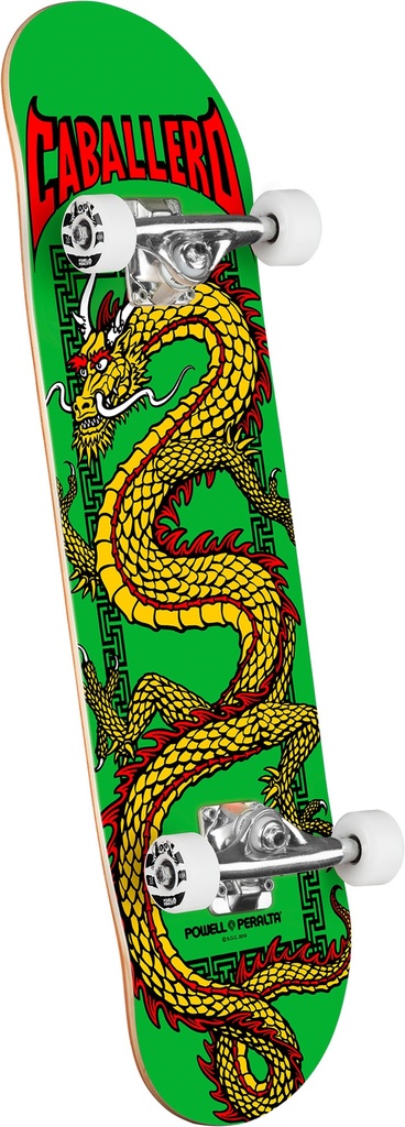 POWELL CABALLERO CHINESE DRAGON GREEN COMPLETE 7.5 X 28.65