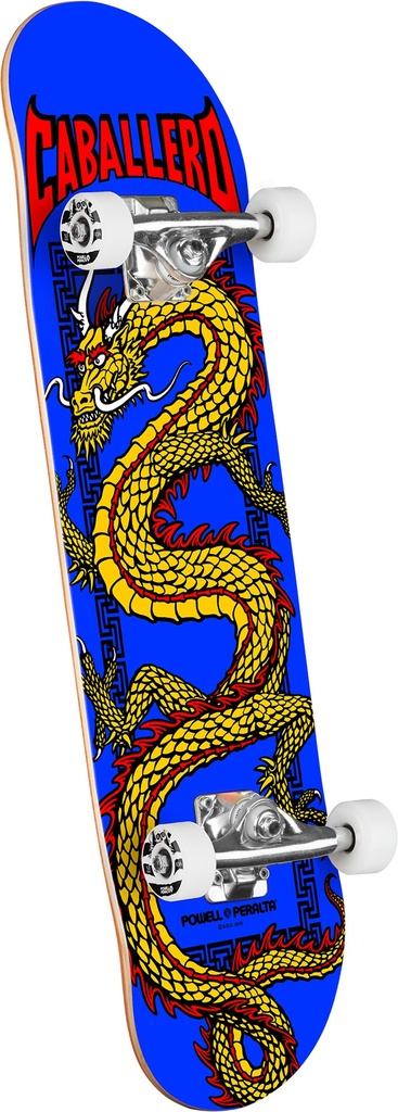 POWELL CABALLERO CHINESE DRAGON ROYAL BLUE COMPLETE 7.75 X 31.08