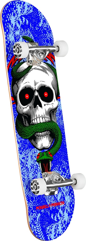 POWELL SKULL & SNAKE BLUE COMPLETE 8.25 X 31.95