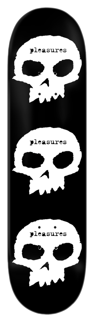 ZERO X PLEASURES SKULLS DECK 8.50