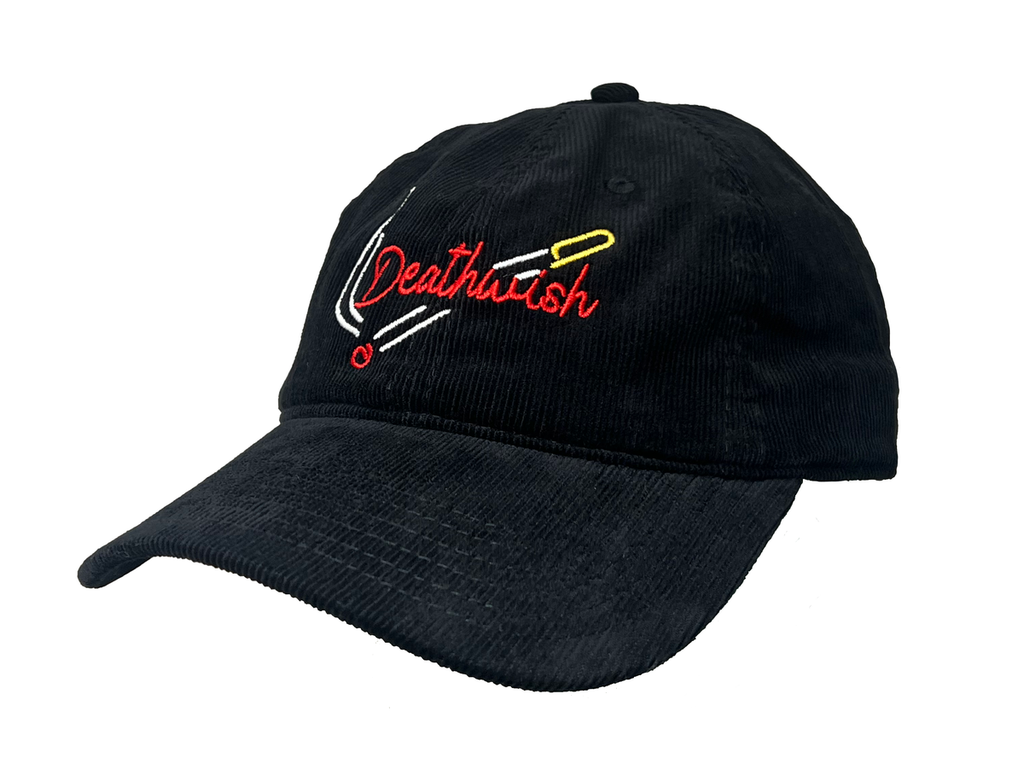 DEATHWISH NEON NIGHTS DAD CORD HAT BLACK
