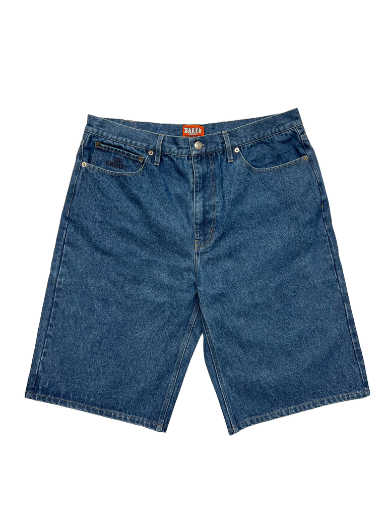 BAKER WARNER BLUE DENIM SHORTS 30