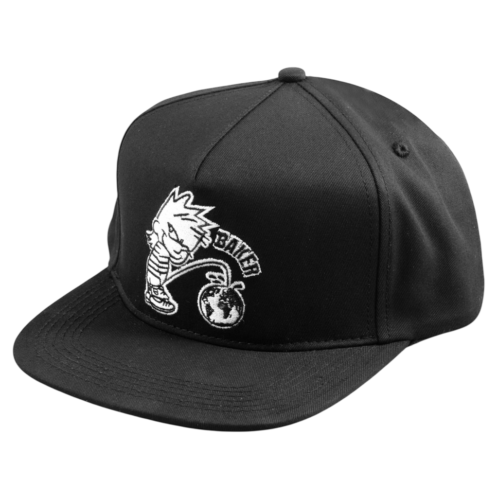 BAKER WHIZZ KID SNAPBACK HAT BLACK
