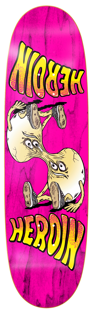 HEROIN TEAM MERGED EGG SHAPED DECK 8.88