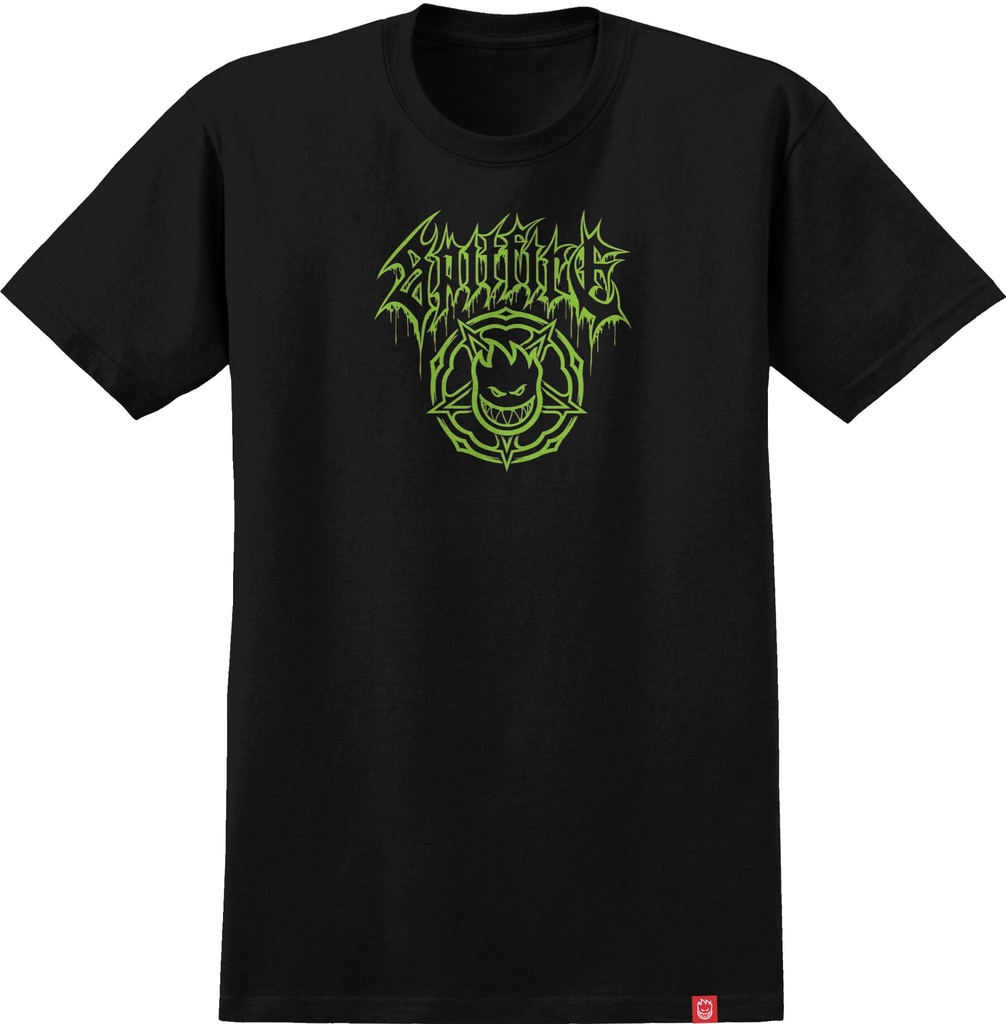 SPITFIRE BASIC PENTAGRAM BLACK/GREEN SS M