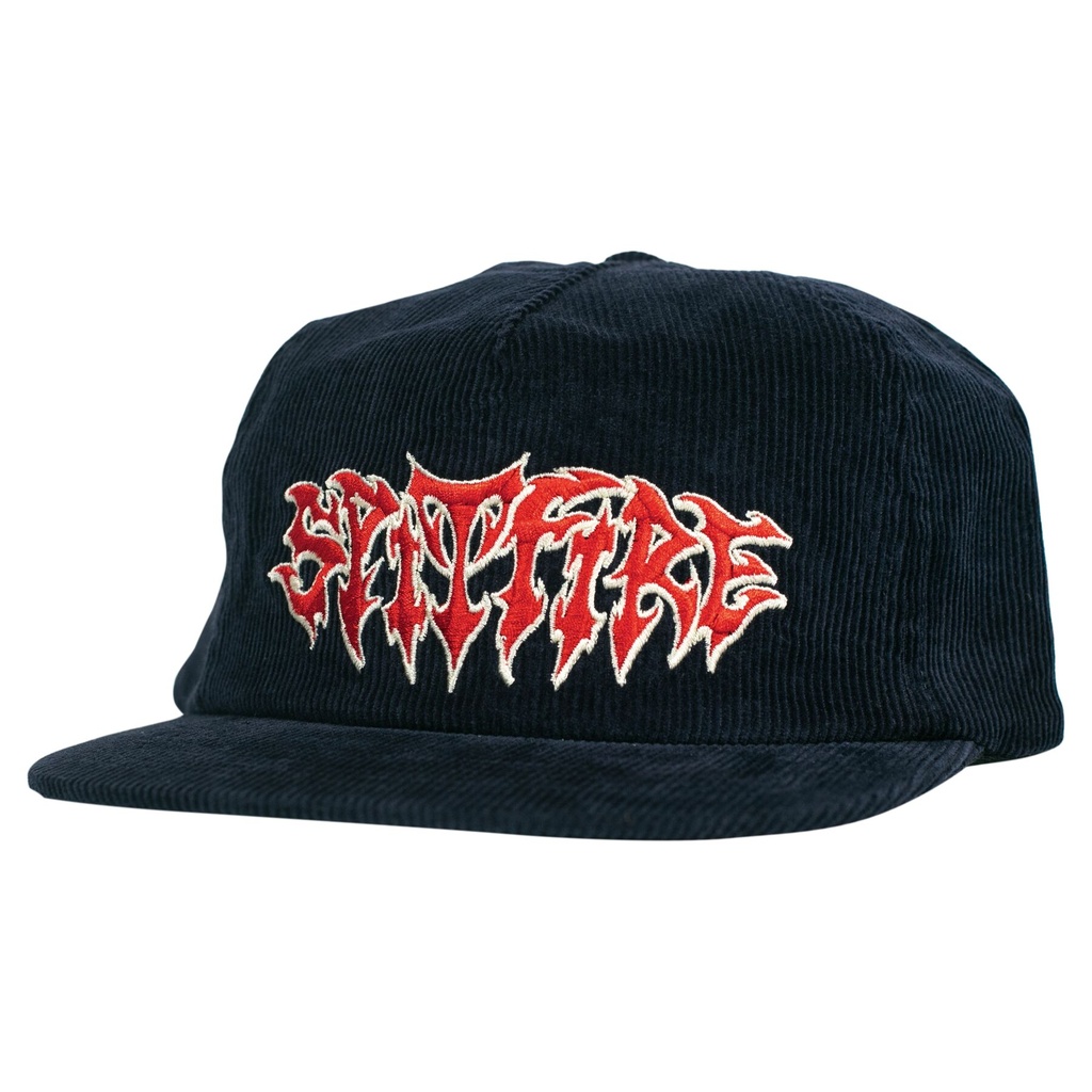 SPITFIRE DEMON SCRIPT SNAPBACK NAVY