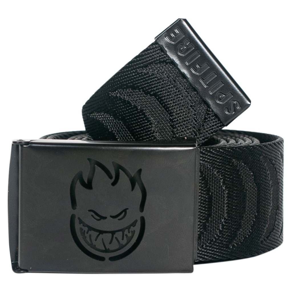 SPITFIRE BIGHEAD CUTOUT JACQUARD BELT BLACK/BLACK