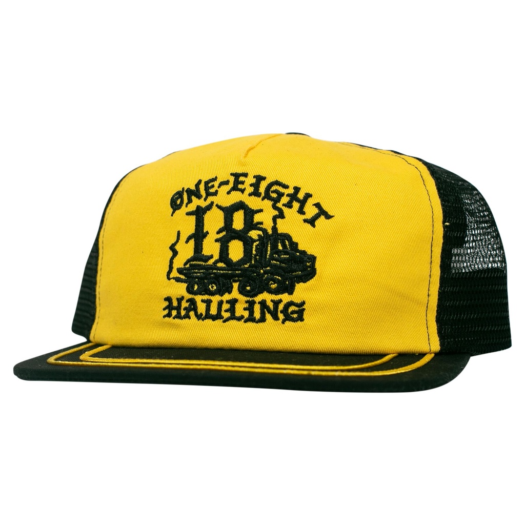 ANTI-HERO 18 HAULING SNAPBACK HAT BLACK/YELLOW