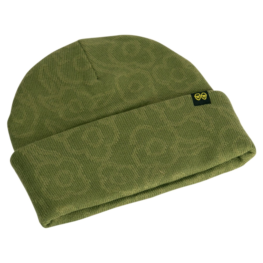 KROOKED FLOWERS EYES BEANIE OLIVE