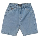 REAL STREET CLEANER BLEACH WASH DENIM SHORTS 32