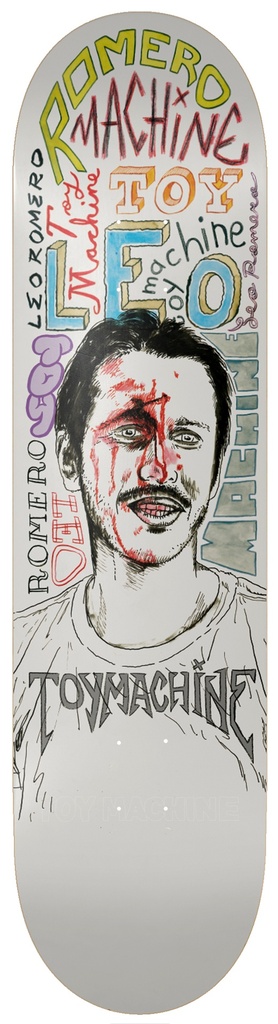 TOY MACHINE LEO ROMERO MI CARA DECK 8.38