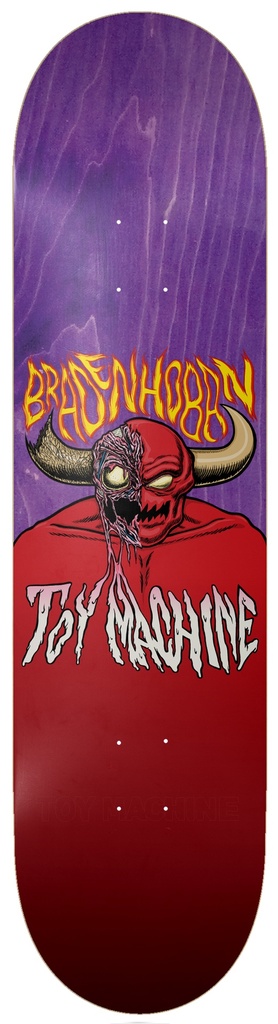 TOY MACHINE BRADEN HOBAN FACE MELT DECK 8.25