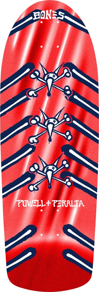 POWELL OG RAT BONES RED FOIL SHAPED DECK 10.0 X 30.0