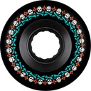 BONES ATF ROUGH RIDER SKULL & BONES 56MM 80A BLACK (Set of 4)
