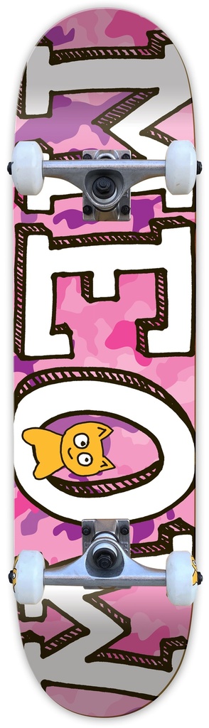 MEOW LOGO CAMO PINK COMPLETE 7.50