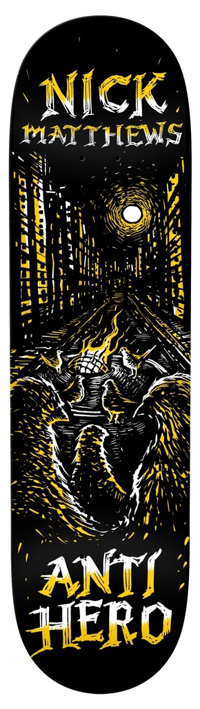 ANTI-HERO MATTHEWS FIRESIDE DECK 8.50