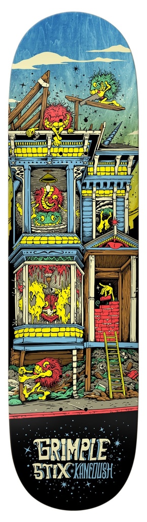 ANTI-HERO GRIMPLE STIX KANFOUSH VICTORIAN DECK 8.75