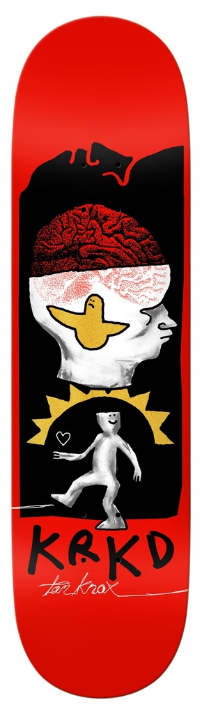 KROOKED KNOX BRAIN & BIRD DECK 8.50