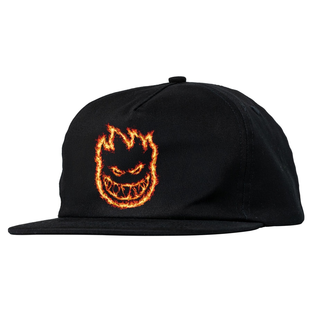 SPITFIRE CHARRED REMAINS SNAPBACK BLACK