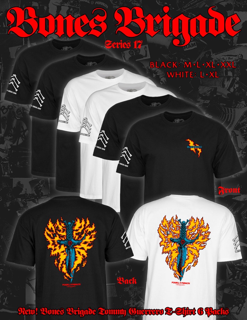 POWELL BONES BRIGADE GUERRERO SS 6-PACK M-XXL