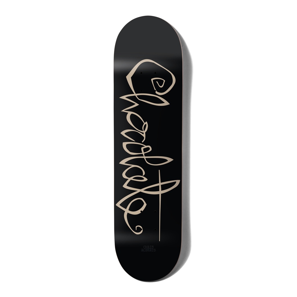 CHOCOLATE ROBERTS OG SCRIPT TWIN TAIL DECK 8.25
