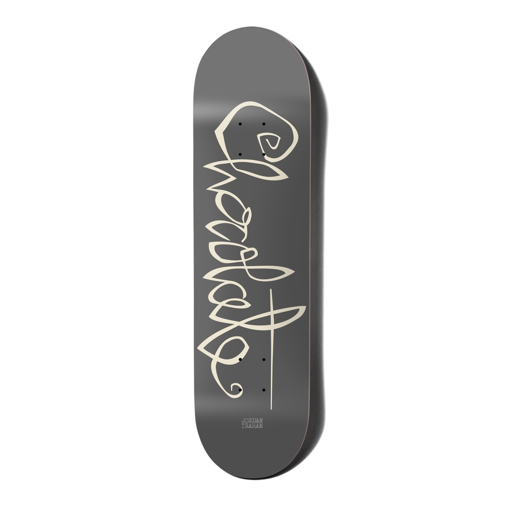 CHOCOLATE TRAHAN OG SCRIPT DECK 8.125