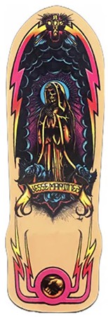 DOGTOWN JESSE MARTINEZ GUADALUPE HANDSHAKE NATURAL 5" STICKER