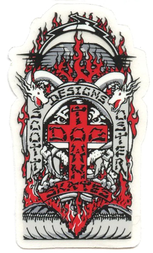 DOGTOWN SCOTT OSTER 2" STICKER