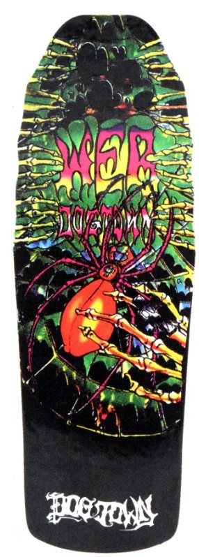 DOGTOWN WEB BLACK 4.5" STICKER