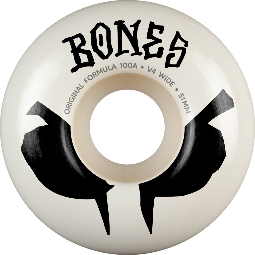 BONES 100S OG FORMULA WIDECUTS V4 51MM 100A (Set of 4)