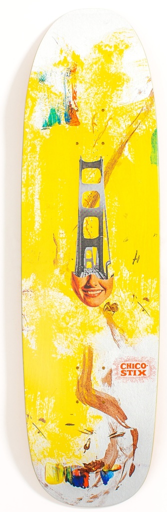 CHICO STIX TEAM SF SMILE SHAPED DECK 8.75