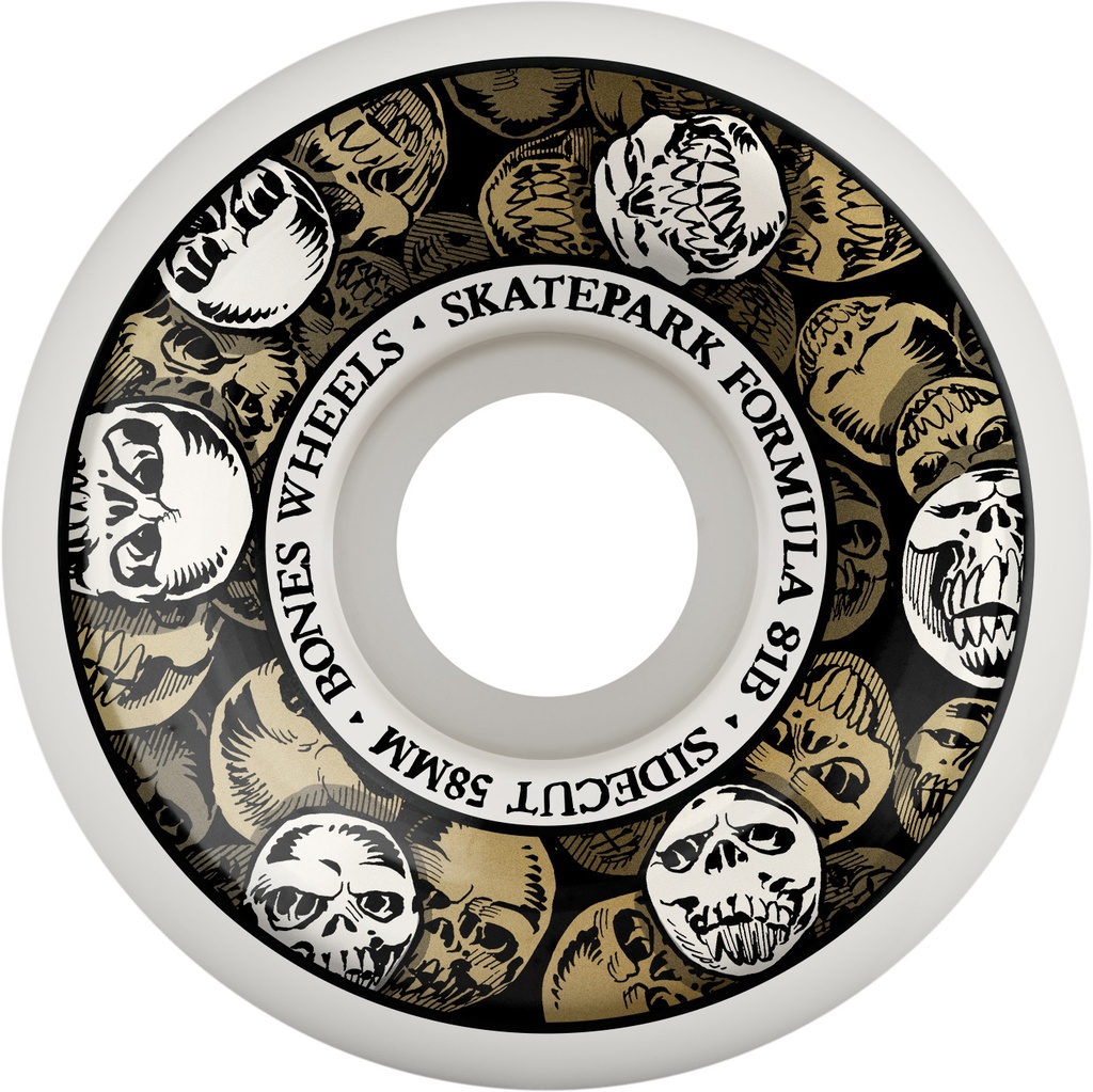 BONES SKATEPARK FORMULA MULTISKULL P5 SIDECUTS 58MM 81B (Set of 4)
