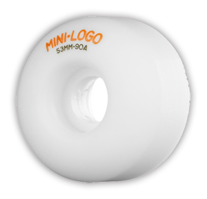 MINI LOGO HYBRID A CUT WHITE 55MM 90A (Set of 4)