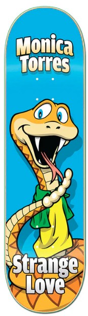 STRANGELOVE MONICA TORRES SNAKE DECK 8.12 (HAND SCREENED)