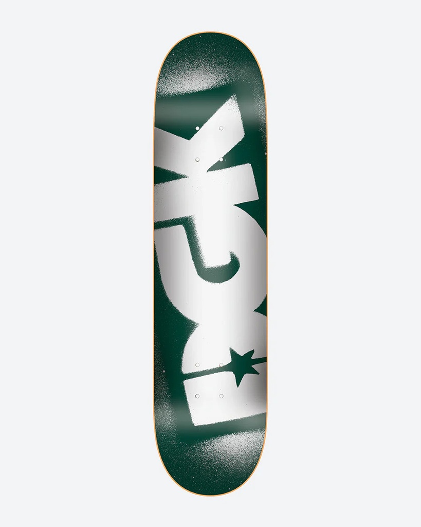 DGK TEAM OG LOGO FOREST GREEN DECK 8.25