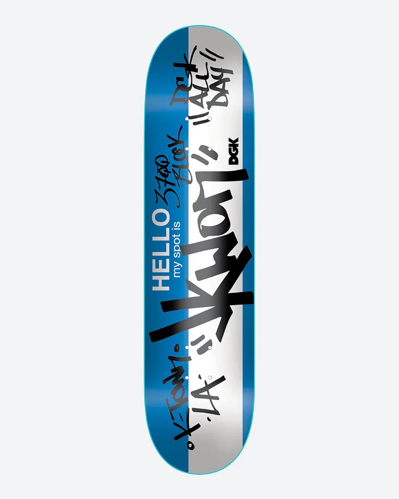 DGK TEAM MY SPOT IS JKWON DECK 8.25